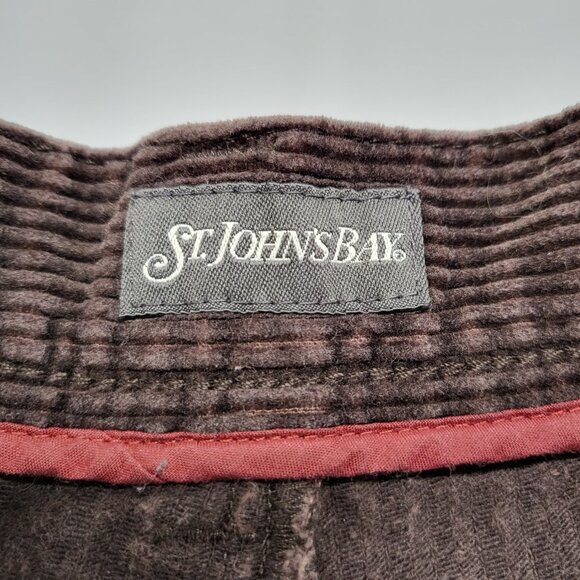 St Johns Bay Mens Corduroy Pants 40X29 (Fit 40 X 28 ) Relaxed Fit Heavyweight - Picture 4 of 16